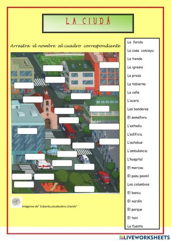 Llionés.LA CIUDÁ.4º,5º de primaria