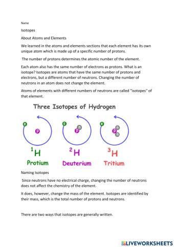 Isotopes