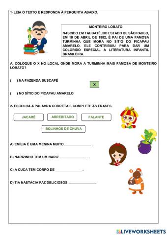 18 de abril – dia nacional do livro infantil