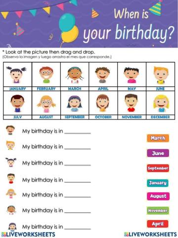 When is your birthday?