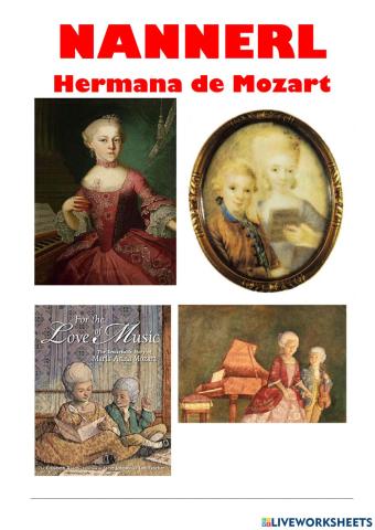 Nannerl, la hermana de Mozart