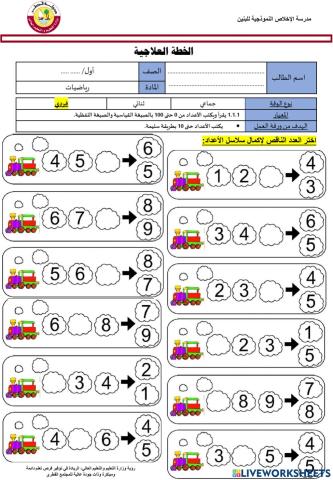 الأعداد حتى 10