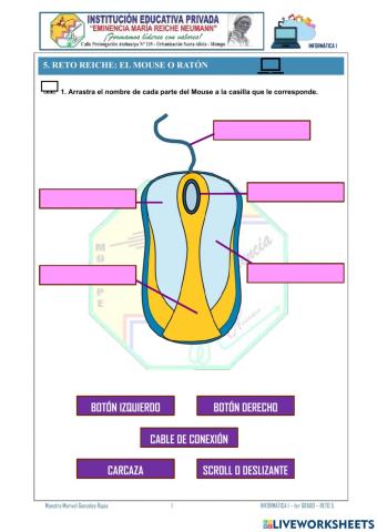 5. reto reiche, el mouse o ratón