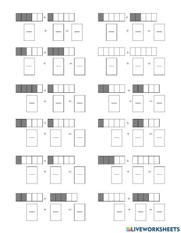 Adding Fractions with like denominators