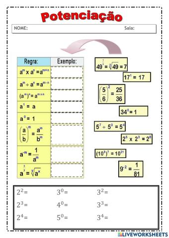 Potenciação
