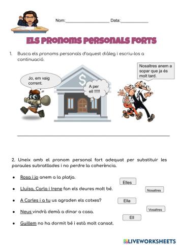 Pronom personals forts