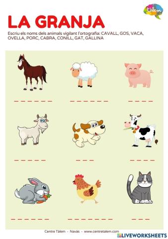 Els animals de la granja