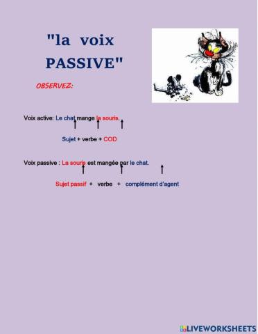 Voix passive