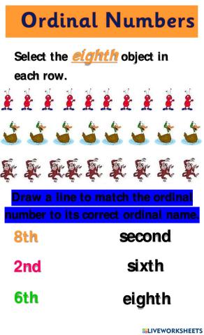 Ordinal numbers