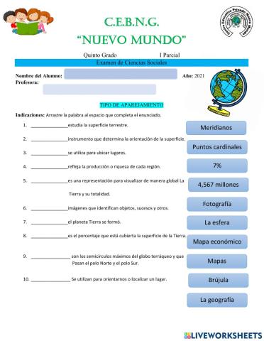 Examen de sociales