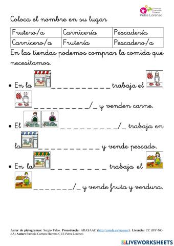 SA Profesiones. Lectoescritura