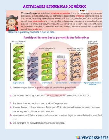 Actividades economicas de México