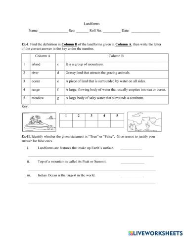 Landforms