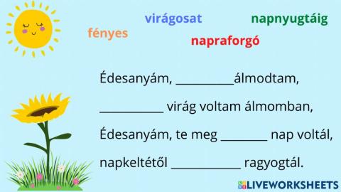 Ágh István: Virágosat álmodtam