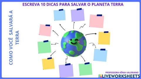 Salve o planeta terra