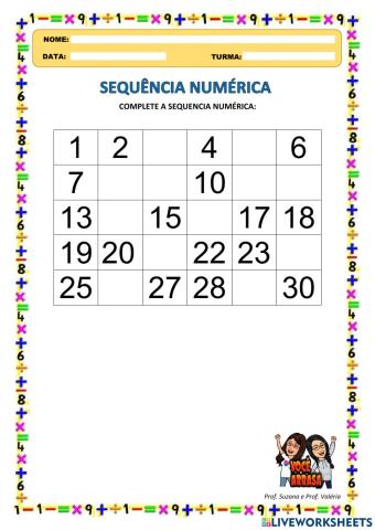 Sequência Numérica