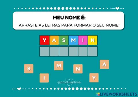 Meu nome é... Yasmin Safira - 1