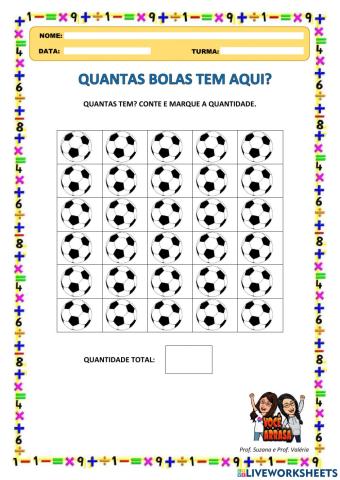 Quantas Bolas Tem Aqui?