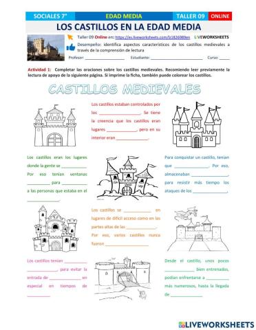 Los castillos en la Edad Media