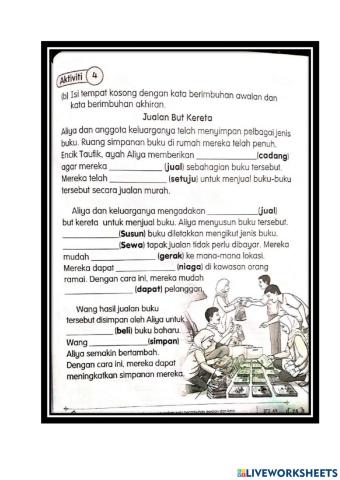 Kata imbuhan awalan dan akhiran