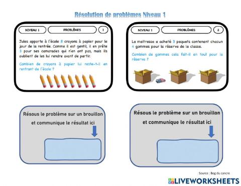 Résolution de problèmes