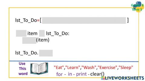 Python advance storage method