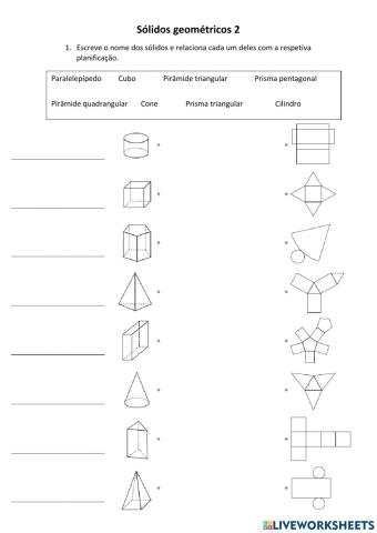 Sólidos geométricos 2