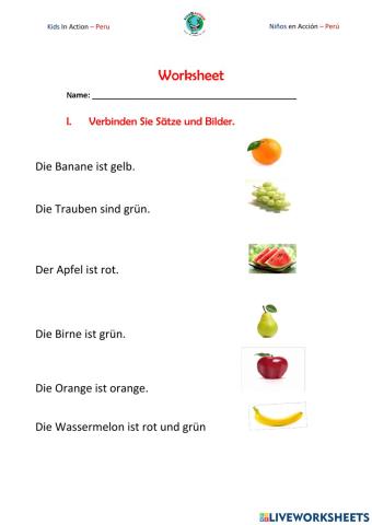 Obst und Gemüse