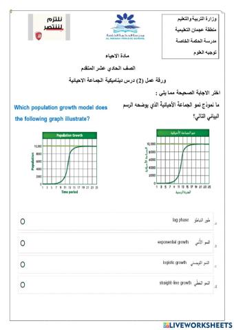 ورقة عمل تفاعلية