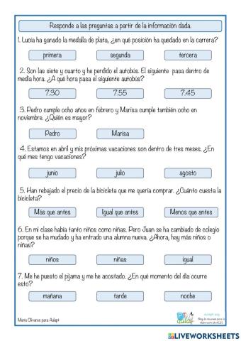 Inferencias verbales