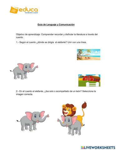 Un elefante en la granja