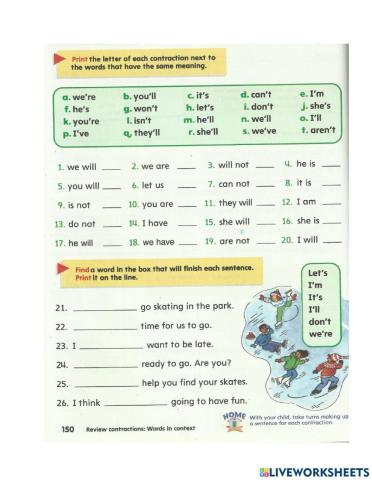 Contractions Review 2