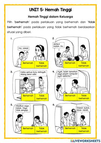 P.Moral Thn 2: Hemah Tinggi (Latihan 1)