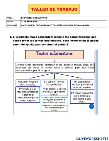 Texto informativos