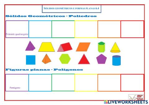 Sólidos e figuras planas 6.4