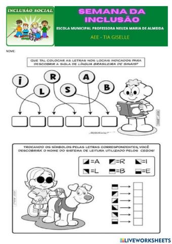 Semana da inclusão