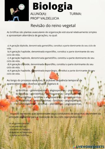 Reino vegetal