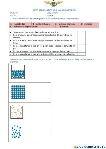 Evaluación parcial 1, 2Quimestre