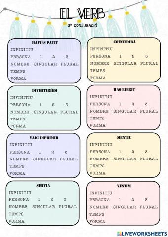 3ª conjugació