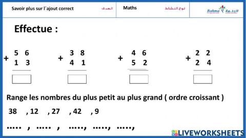 Maths ADDITION