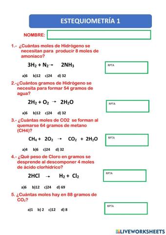 Estequiometria