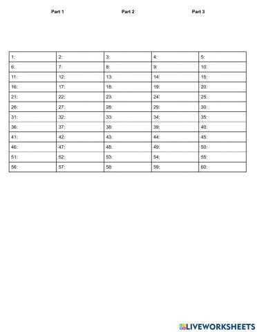 Schonell Spelling 1-60