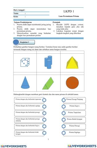 Soal matematika bangunruang sisi datar