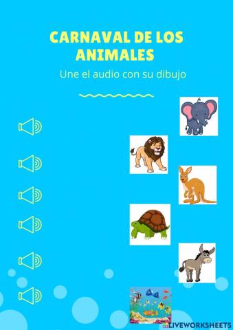 Audiciones carnaval de los animales