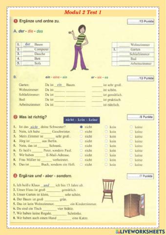 Wir neu 1 Modul 2 Lektion 1 Test
