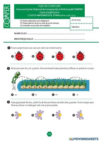 Concurs Comper Mate-etapa a 2-a, 2017