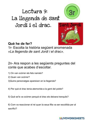 La llegenda de Sant Jordi i el drac