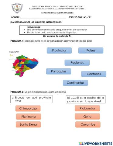 Evaluacion sociales