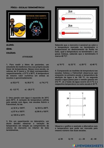 Escalas termométricas