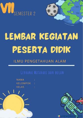 Lkpd gerhana matahari dan bulan